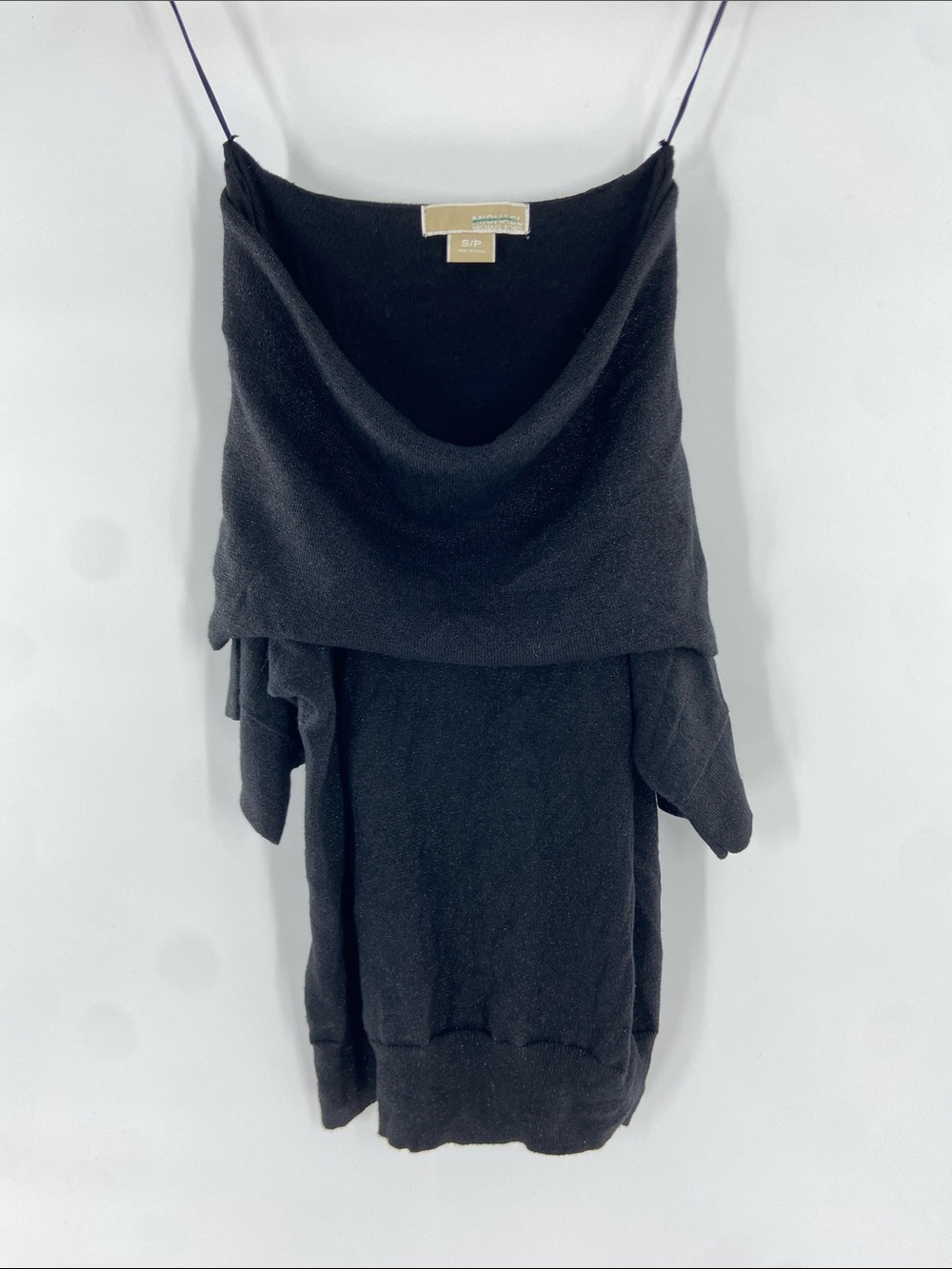 MICHEAL Micheal Kors Black Off The Shoulder Sweater Size S Gently Used